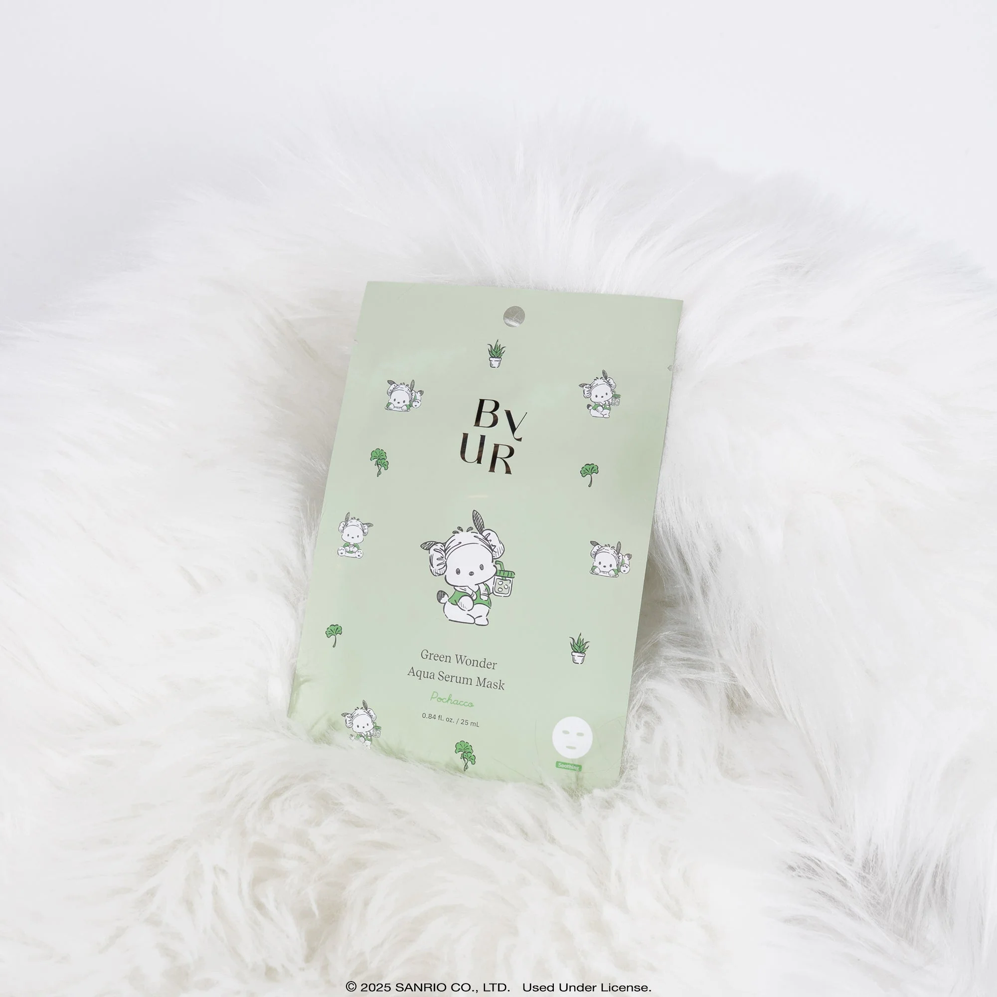 Pochacco x ByUR Green Wonder Aqua Serum Mask (Sanrio K-Spa Edition) - Image 4