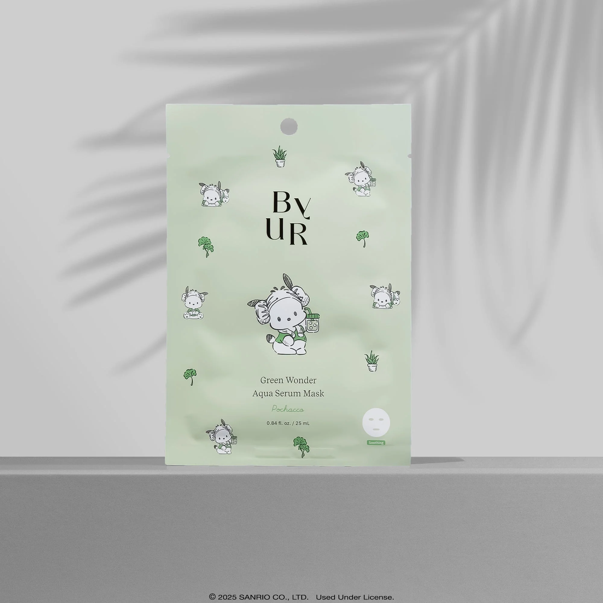 Pochacco x ByUR Green Wonder Aqua Serum Mask (Sanrio K-Spa Edition) - Image 5
