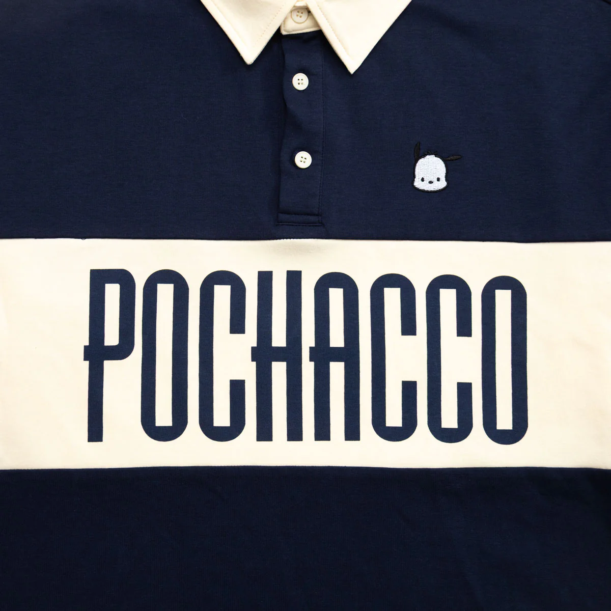 Pochacco x JapanLA Long Sleeve Rugby Polo - Image 4