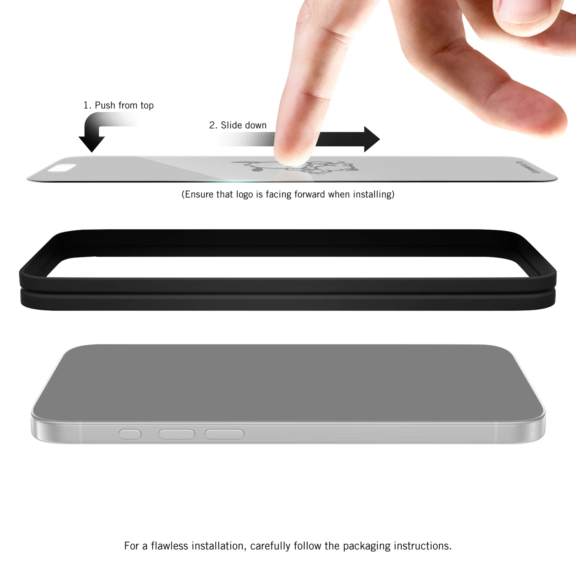 Pochacco x Screen Skinz Dancing iPhone Clear Screen Protector - Image 4