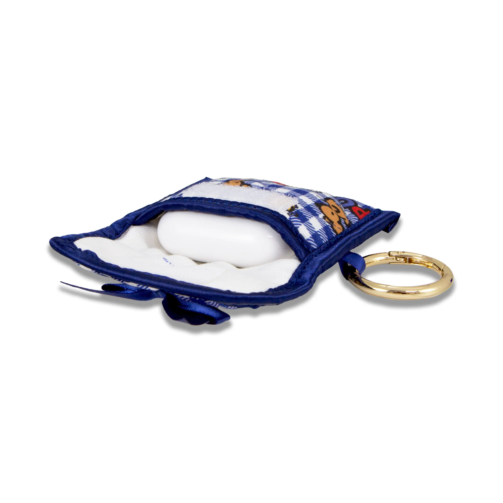Pochacco x Sonix Gingham Ear Bud Pouch - Image 5