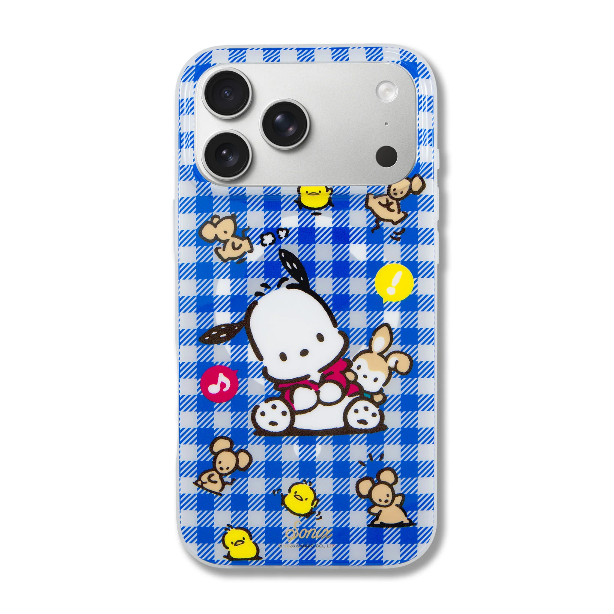 Pochacco x Sonix Gingham iPhone Case - Image 2