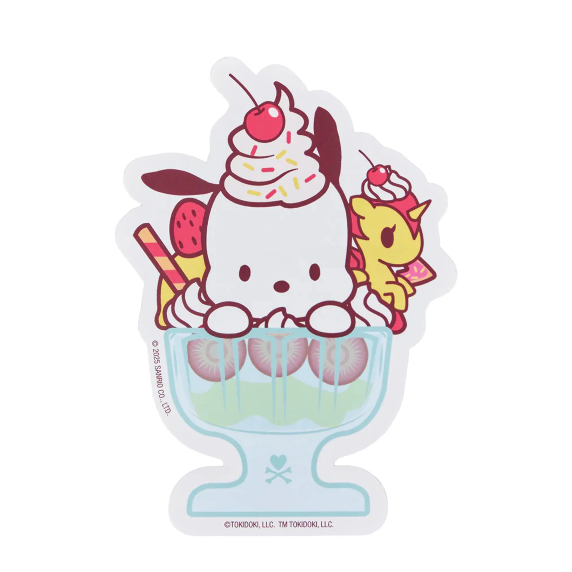Pochacco x Tokidoki Large Sticker (Fast Food) - Image 2