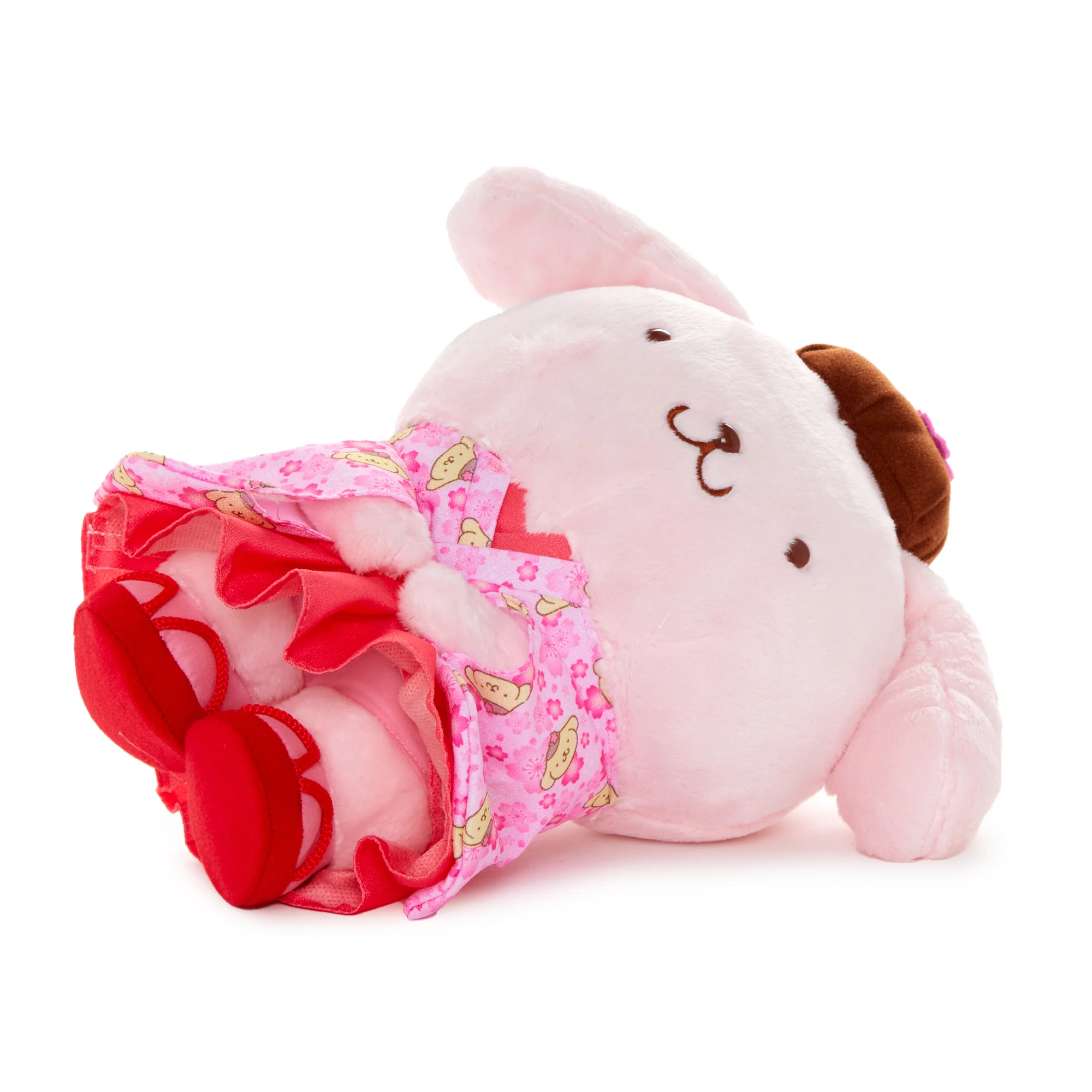 Pompompurin 10” Pink Standing Plush (Spring Kimono Series) - Image 4