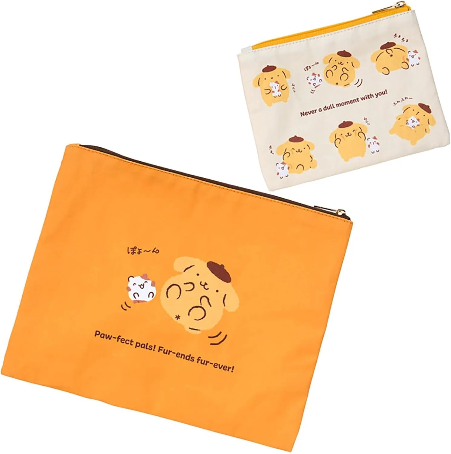 Pompompurin 2-Piece Pouch Set (Friendship Time Series) - Image 6