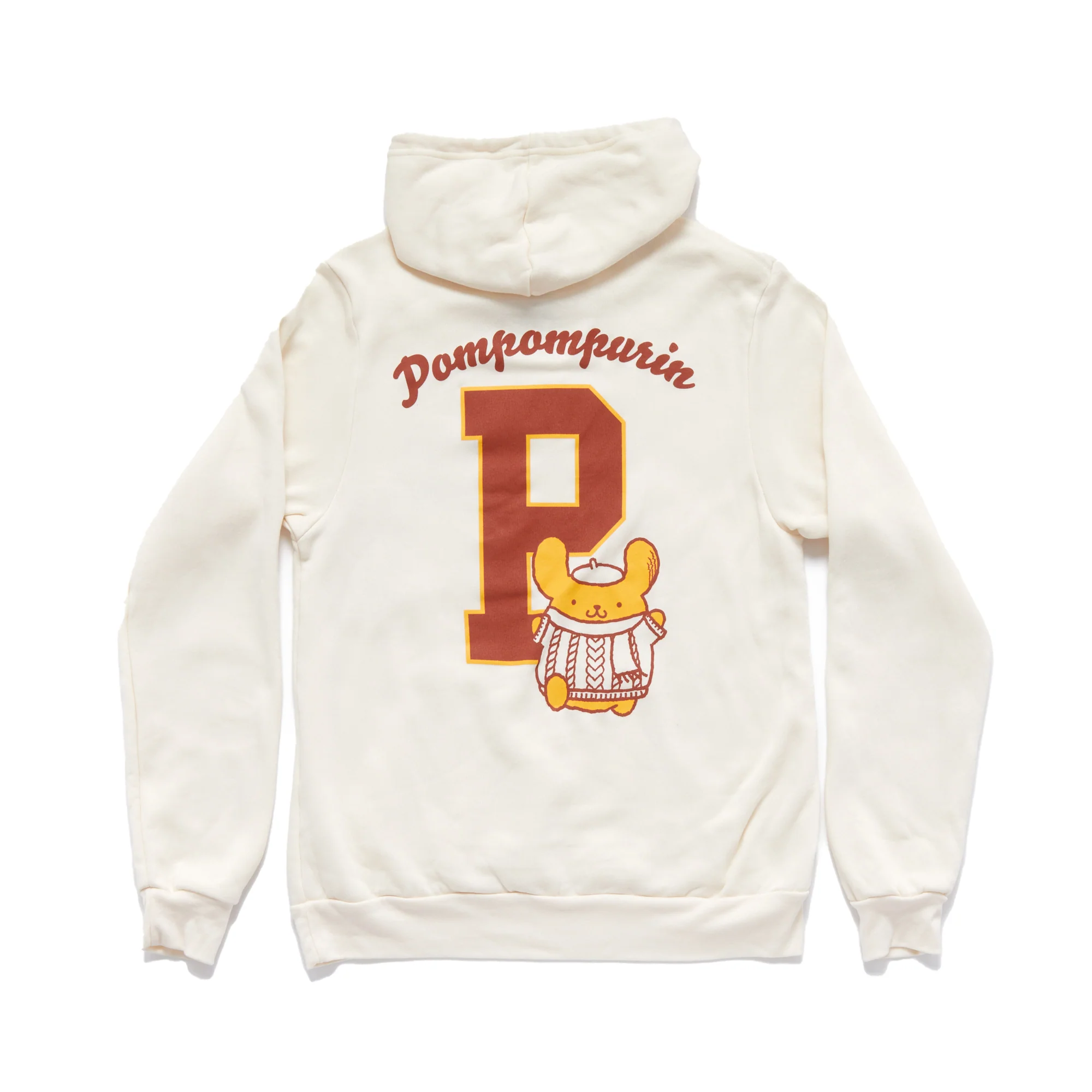 Pompompurin Adult Cozy Club Hoodie (Ivory) - Image 2