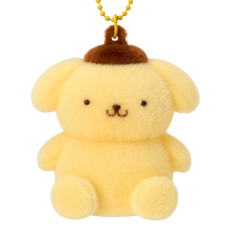 Pompompurin Classic Flocked Keychain Mascot - Image 2