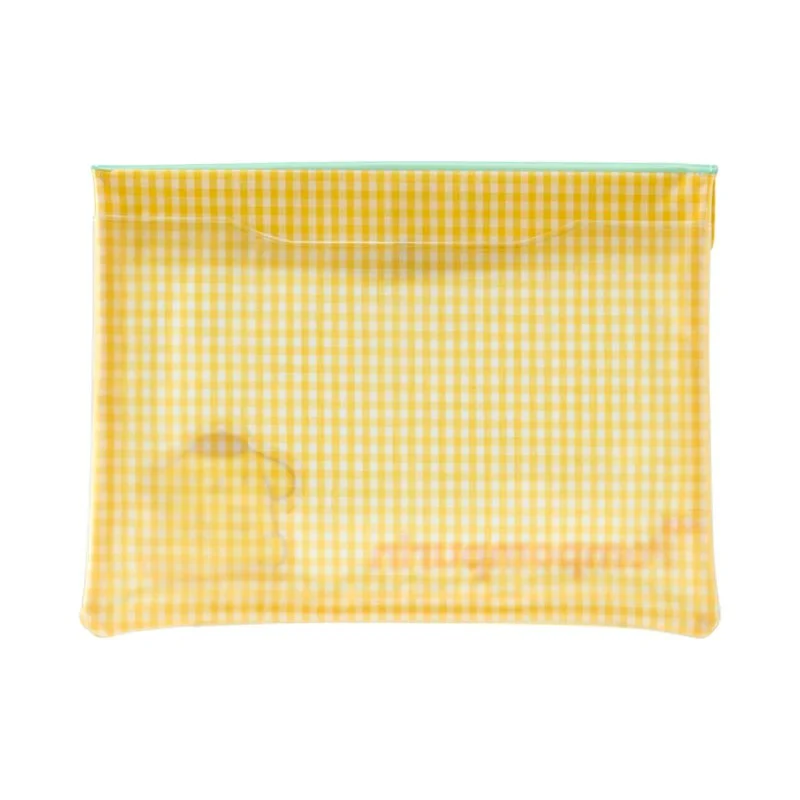 Pompompurin Gingham Flat Pouch - Image 3