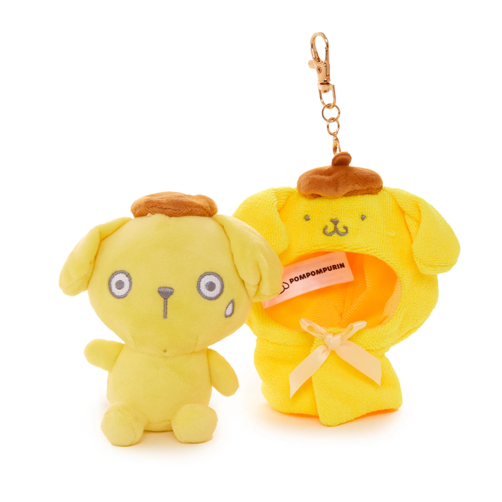 Pompompurin Plush Mascot Keychain (Frightened Series) - Image 2