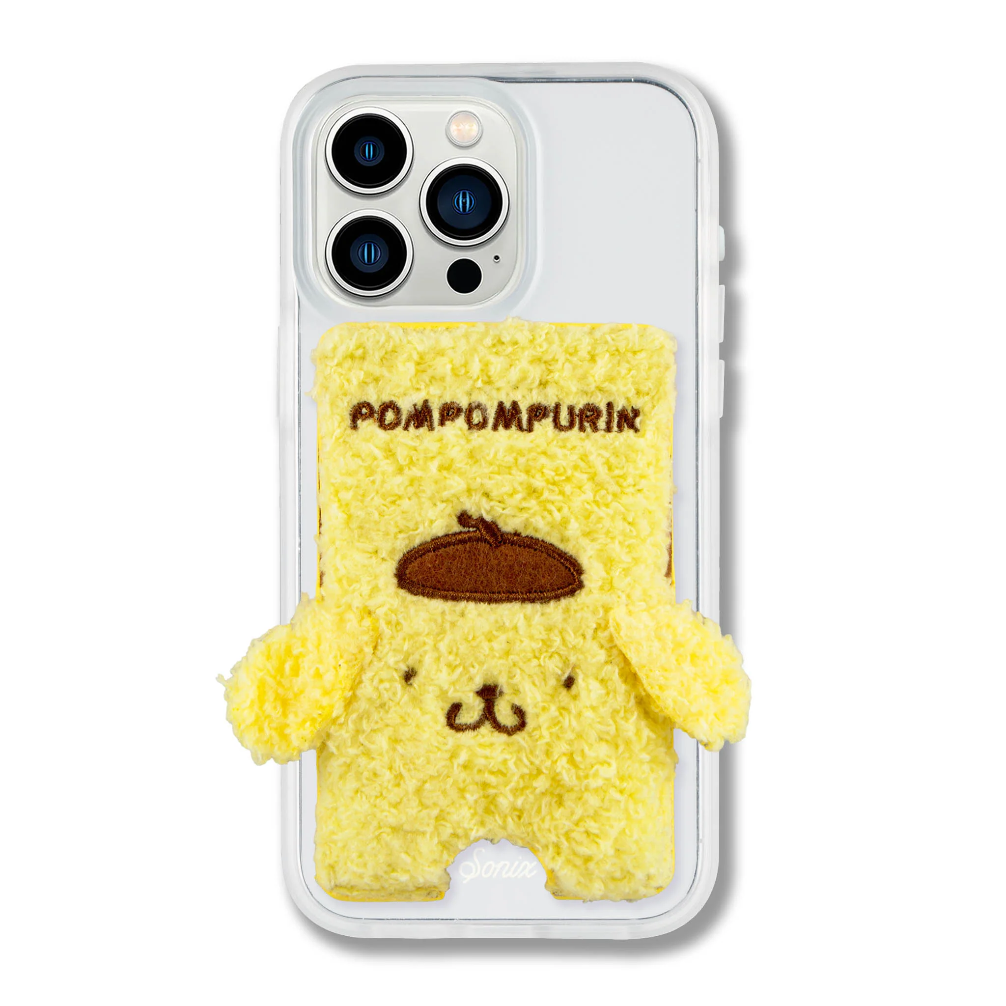 Pompompurin x Sonix Old School Magnetic Plush Wallet - Image 2