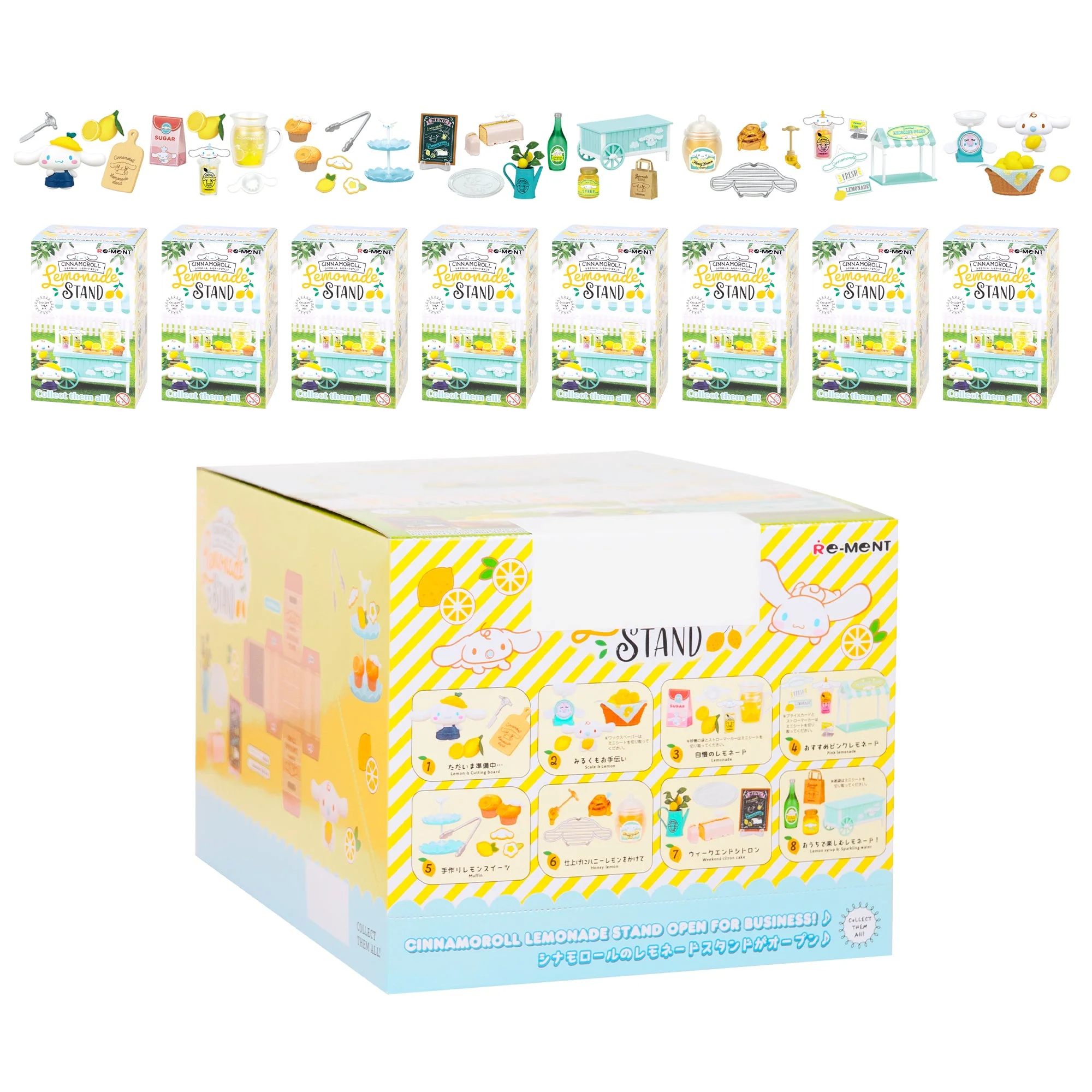 Re-Ment Cinnamoroll's Lemonade Stand Blind Box Figure Set - Image 10