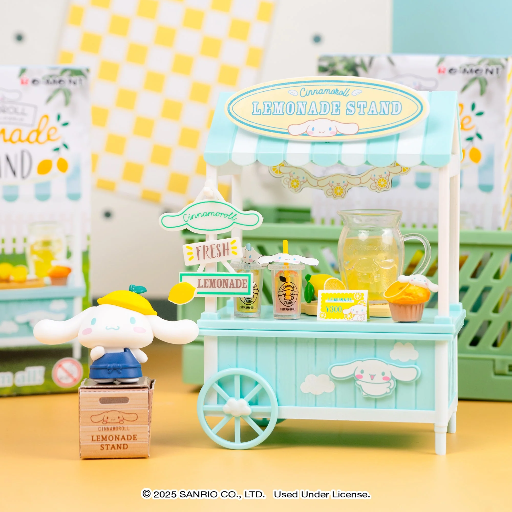Re-Ment Cinnamoroll's Lemonade Stand Blind Box Figure Set - Image 6