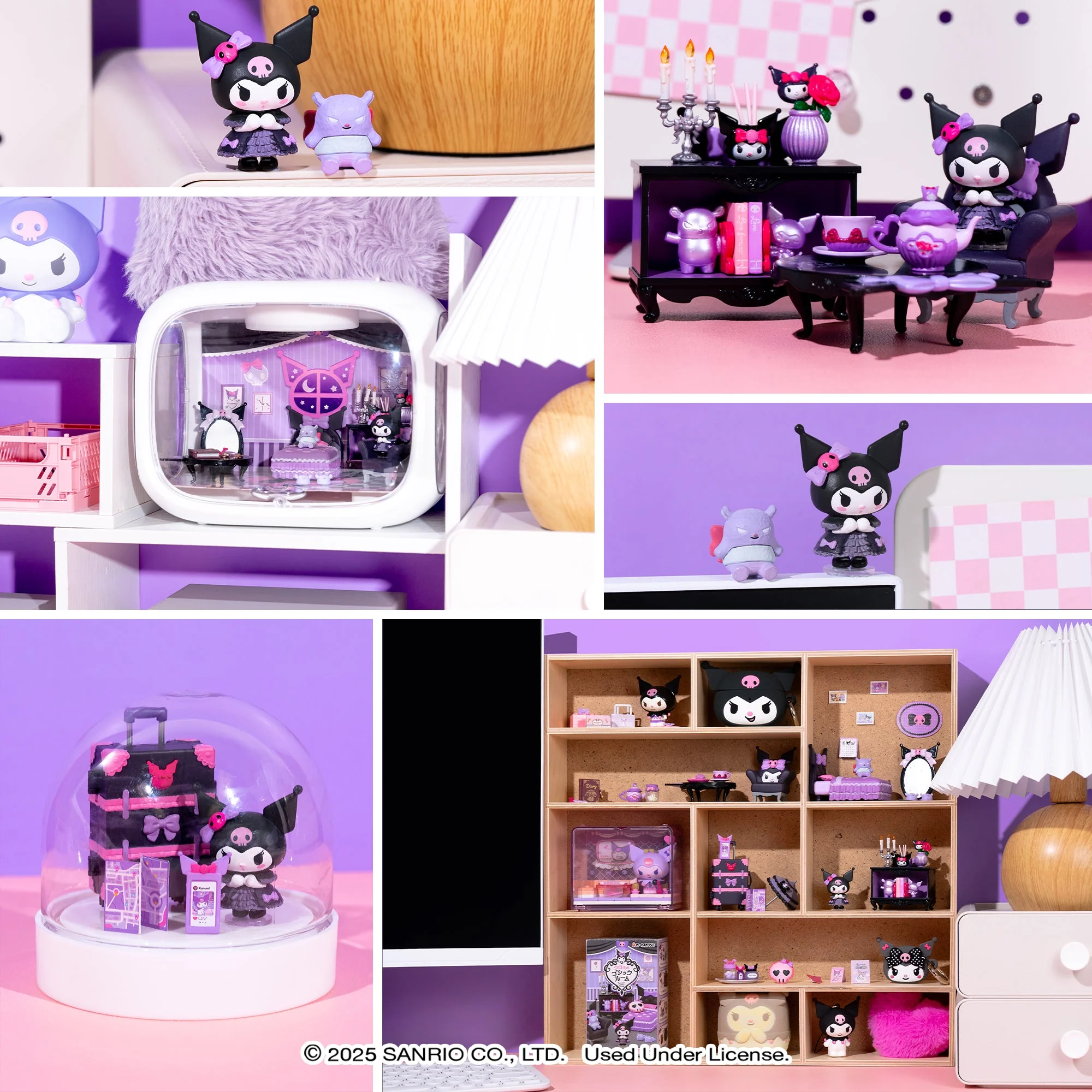 Re-Ment Kuromi's Gothic Room Blind Box Figure Set - Image 7