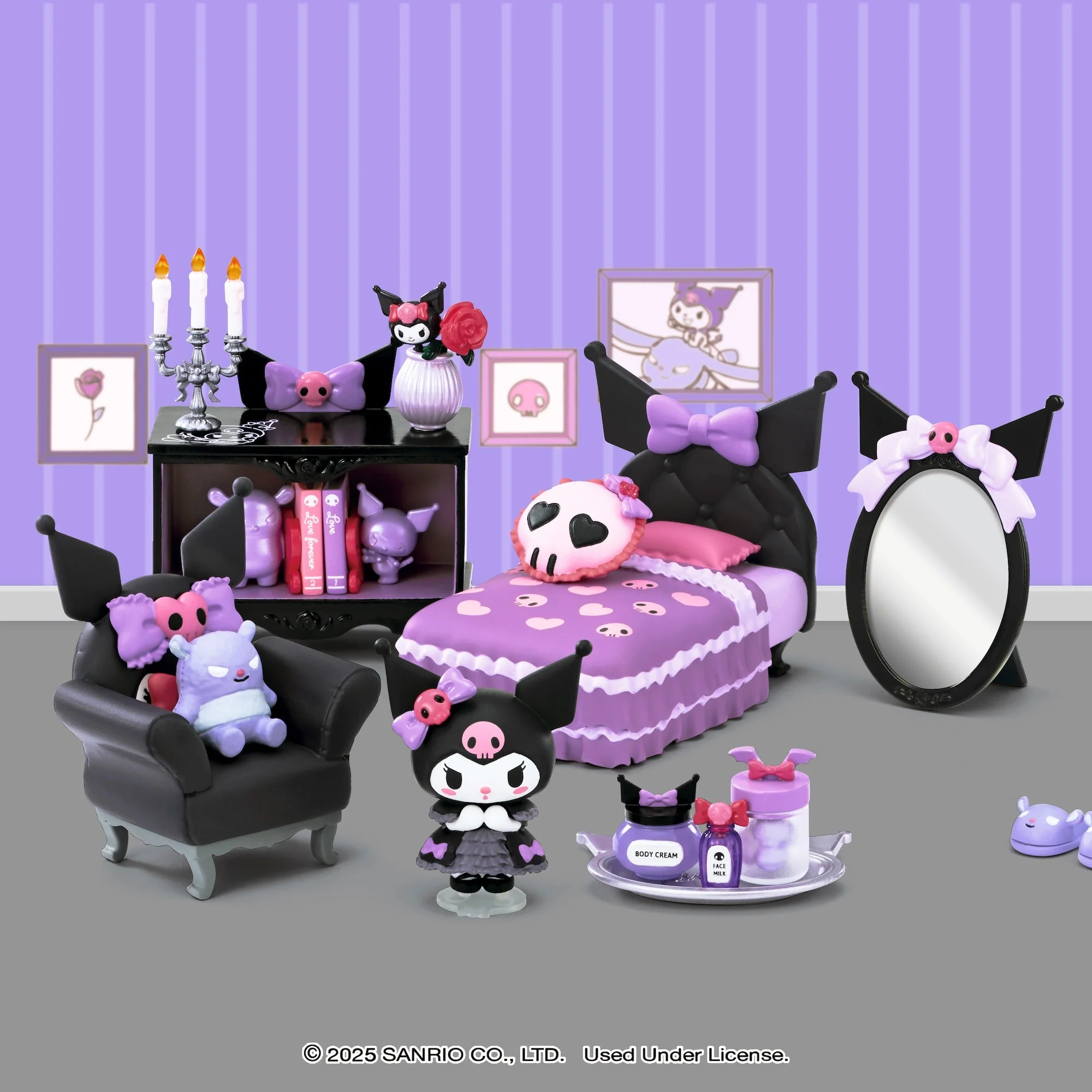 Re-Ment Kuromi's Gothic Room Blind Box Figure Set - Image 8