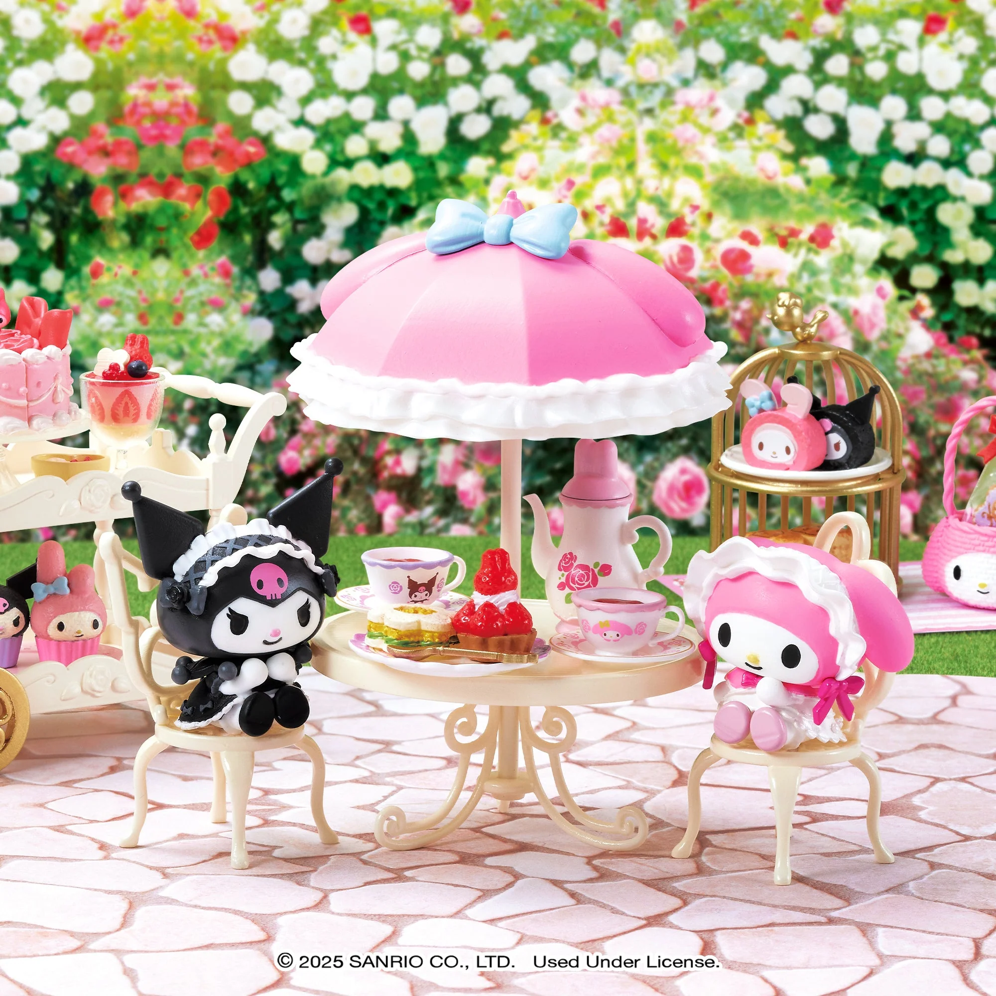 Re-Ment My Melody & Kuromi Sweet Tea Party Blind Box Figure Set - Image 8
