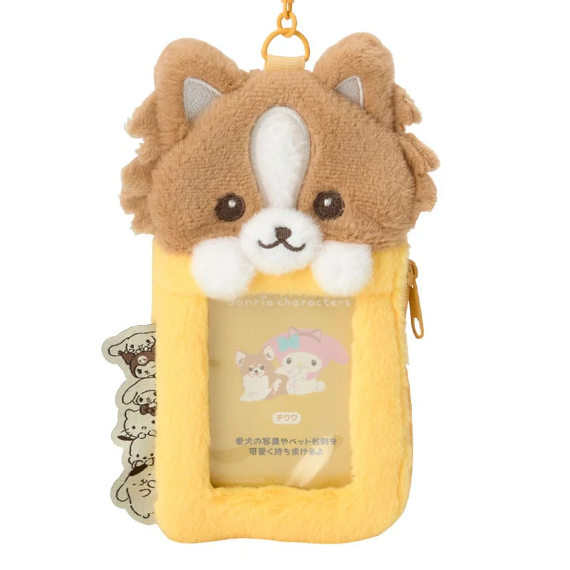 Sanrio Characters Chihuahua Plush ID Card Holder (Always Together Pet Series) - Image 2