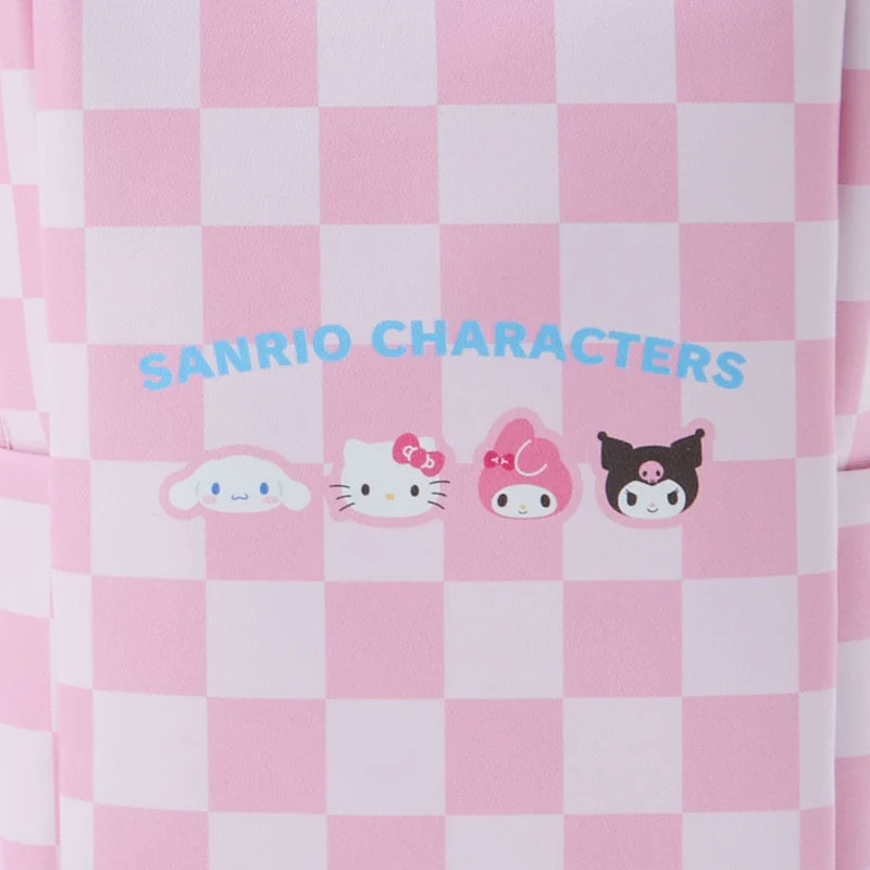 Sanrio Characters Clear Convertible Mini Tote (Pastel Check Series) - Image 5
