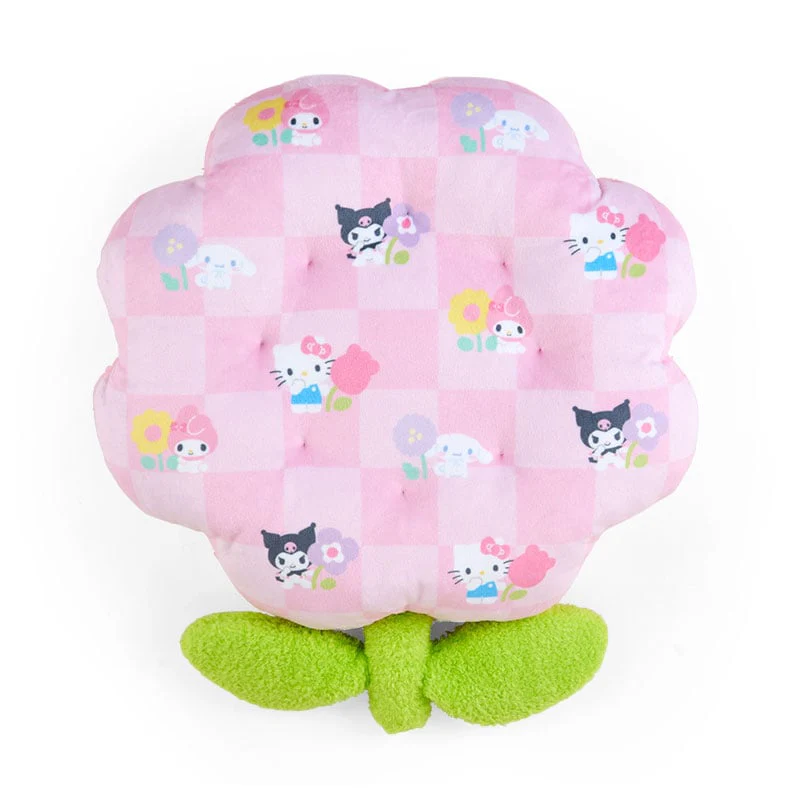Sanrio Characters Daisy Throw Pillow (Pastel Check Series) - Image 4