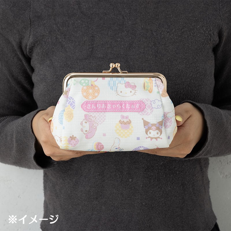 Sanrio Characters Kiss Lock Pouch (Retro Pastel Series) - Image 2