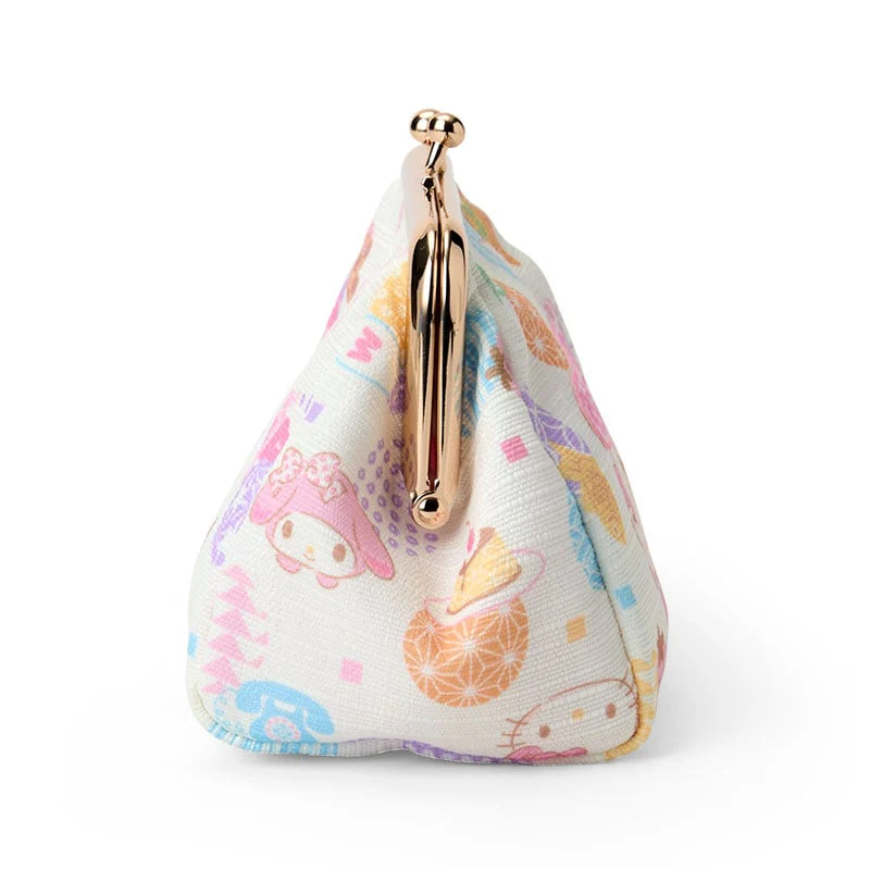 Sanrio Characters Kiss Lock Pouch (Retro Pastel Series) - Image 4