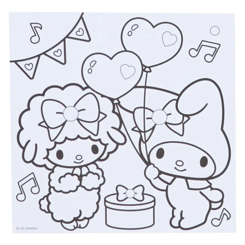 Sanrio Characters Mini Coloring & Sticker Set - Image 10