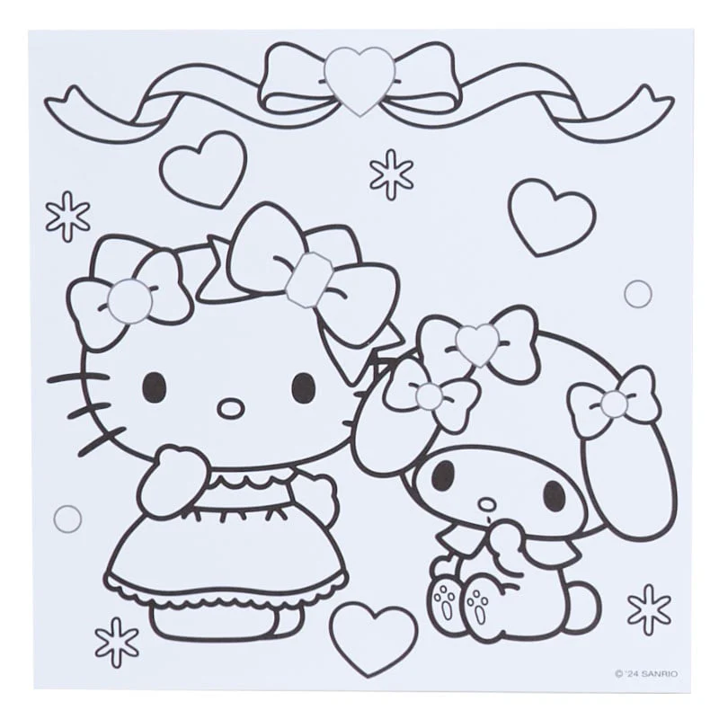 Sanrio Characters Mini Coloring & Sticker Set - Image 5