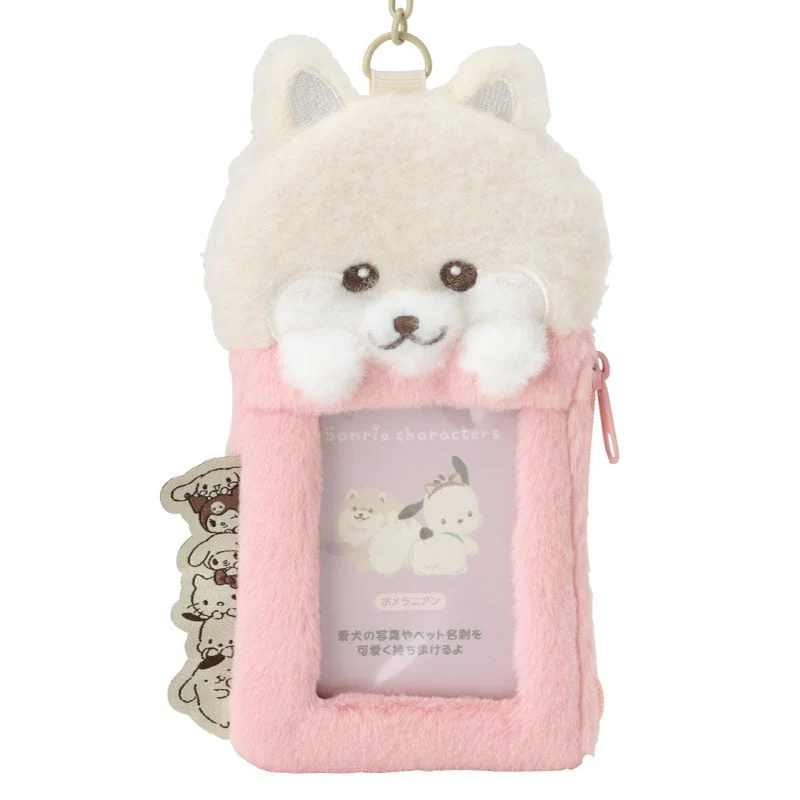 Sanrio Characters Pomeranian Plush ID Card Holder (Always Together Pet Series) - Image 2