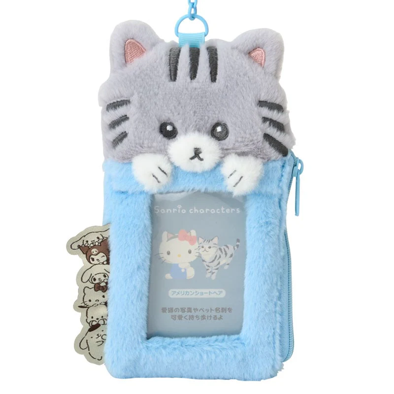 Sanrio Characters Shorthair Plush ID Card Holder (Always Together Pet Series) - Image 3