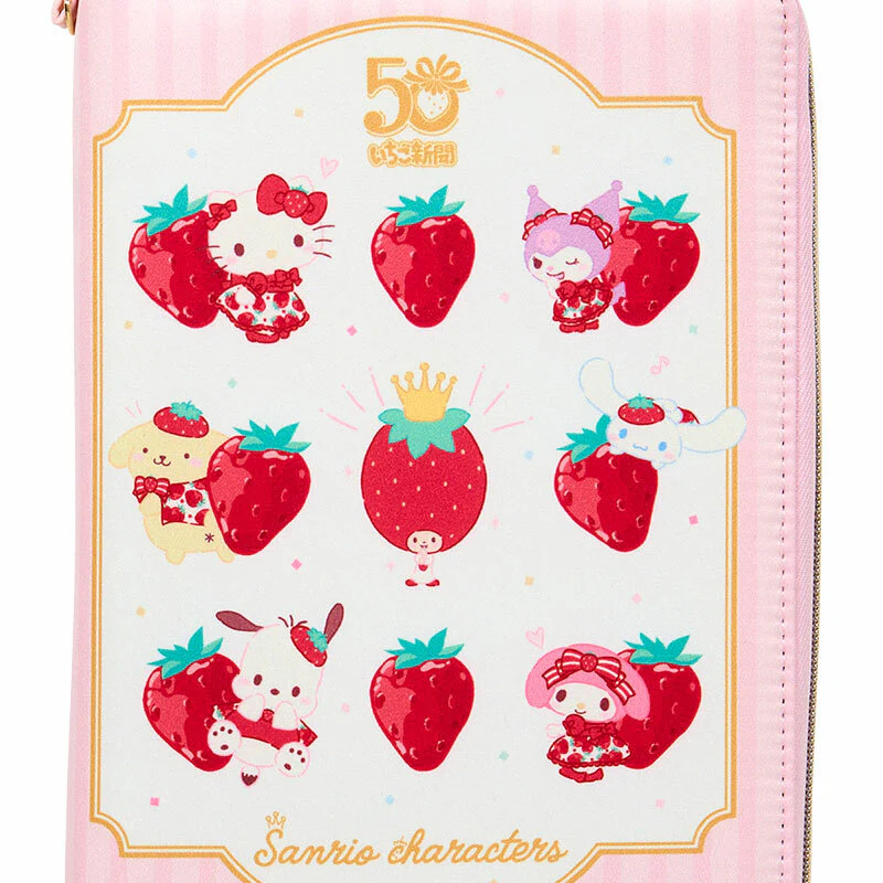 Sanrio Characters Travel Case (Strawberry News 50th Anniv. Series) - Image 5