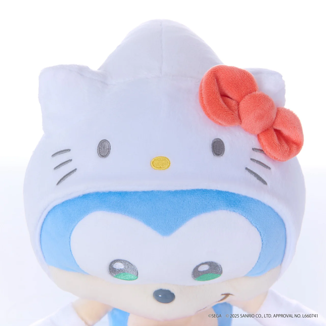 SONIC & FRIENDS x Hello Kitty and Friends 8" Plush (Sonic x Hello Kitty) - Image 2