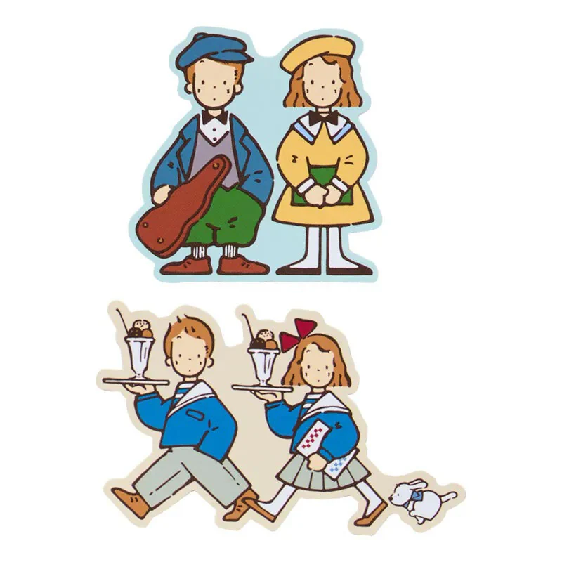 The Vaudeville Duo 16-pc Sticker Set (Friendly Pair Series) - Image 4