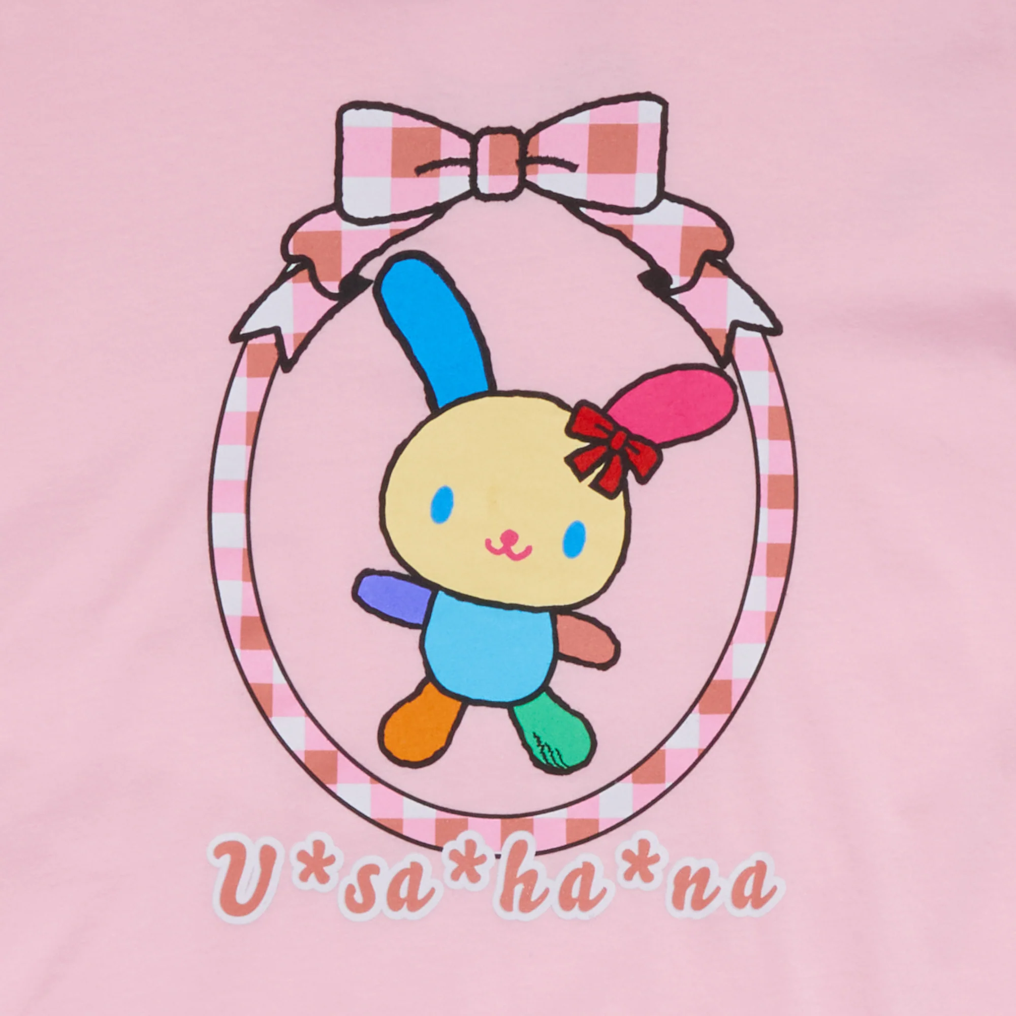 U*SA*HA*NA Big Kids Bow Frame Tee (Pink) - Image 2